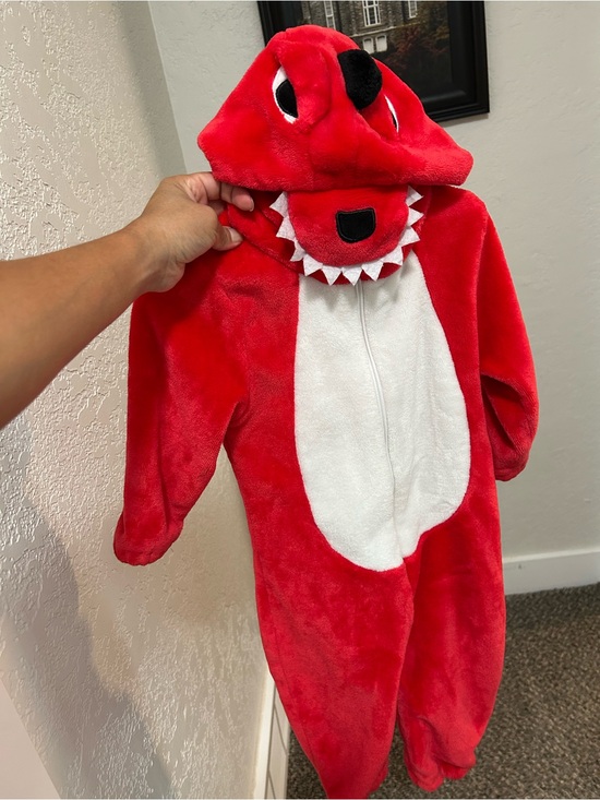 Other - Kids Red Dino Plush Hooded warm Costume (18 months)